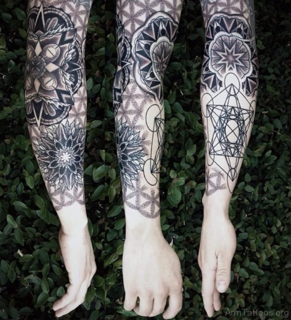 Stylish Mandala Tattoo Design