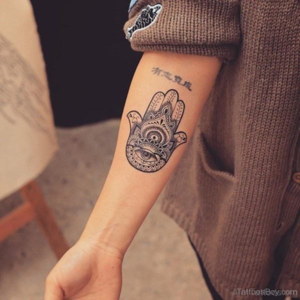 Stylish Mandala Tattoo On Arm