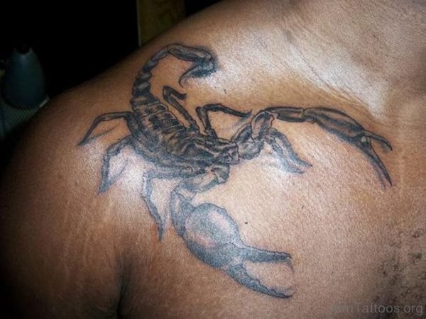 Stylish Scorpion Tattoo