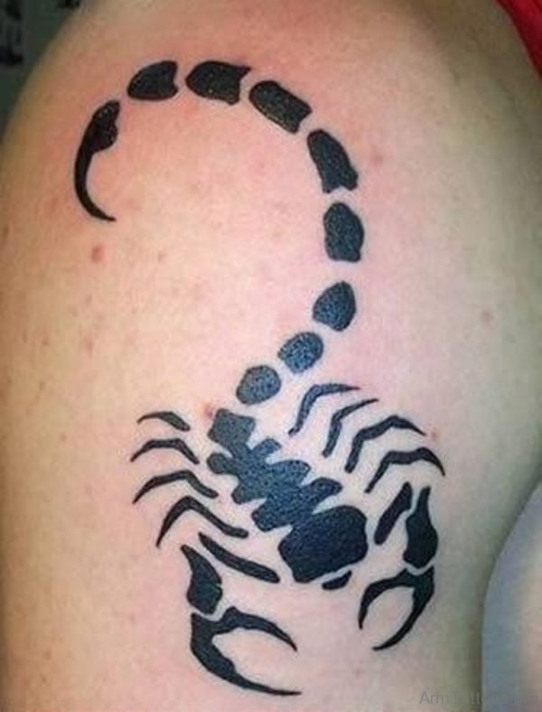 Stylish Scorpion Tattoo