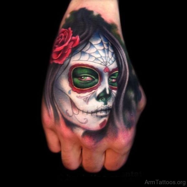 Stylish Skull Tattoo 