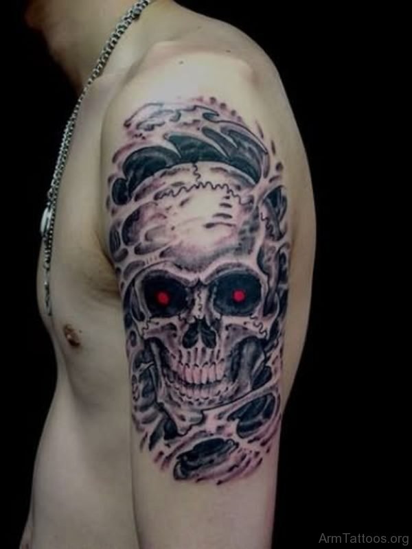 Stylish Skull Tattoo 