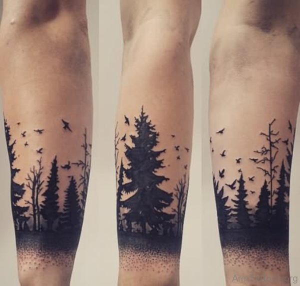 Stylish Tree Tattoo 