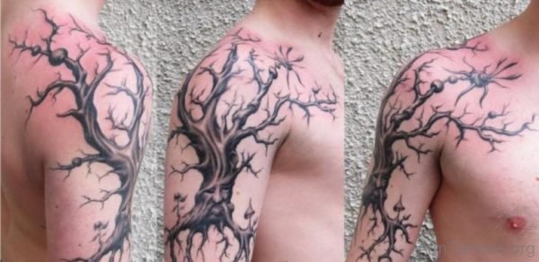 Stylish Tree Tattoo