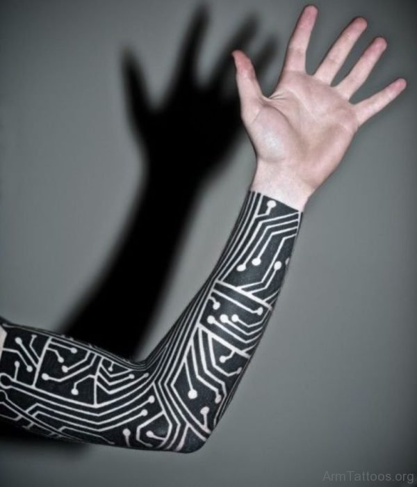 Stylish Tribal Tattoo Design