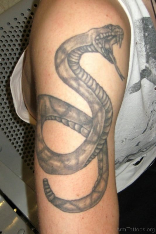 Stylish snake Tattoo