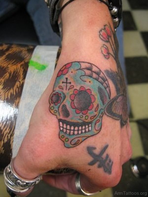 Sugar Skull Tattoo Design