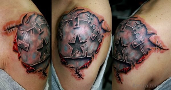 Armour Tattoo Design 