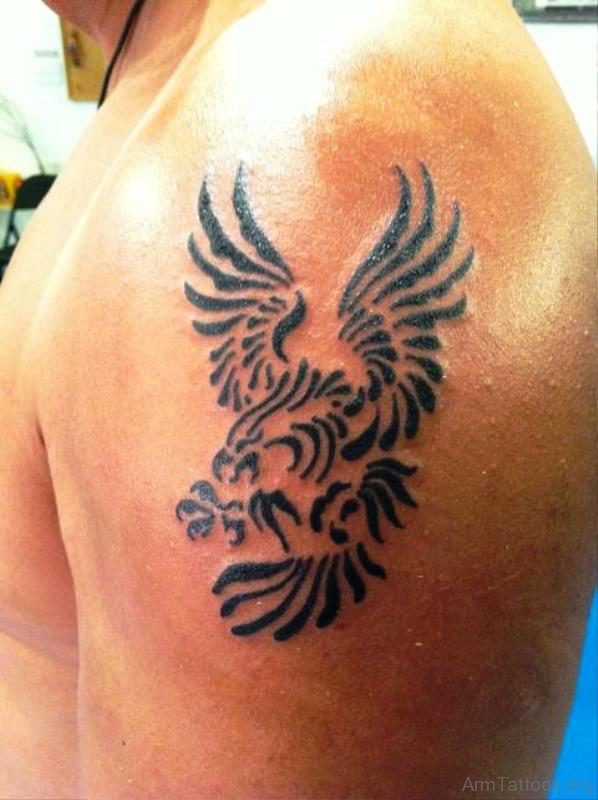 Sweet Tribal Eagle Tattoo Design