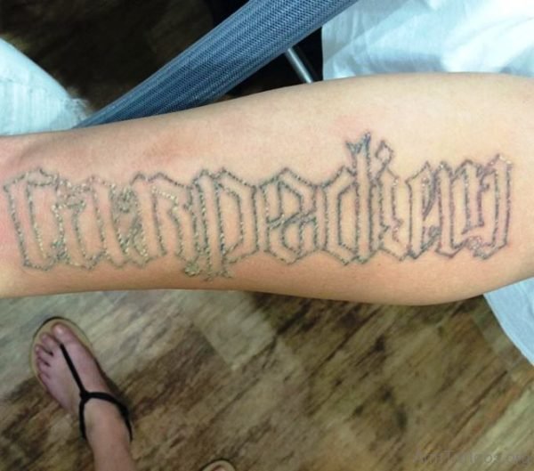 Terrific Carpe Diem Tattoo On Arm 
