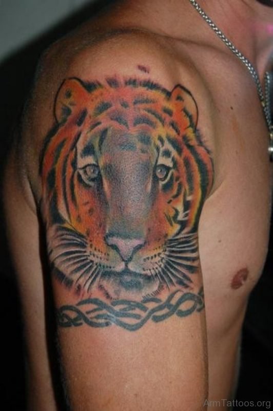 Tiger Head Tattoo Design