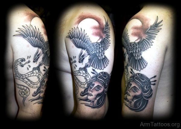 Traditional Eagle Tattoo Design