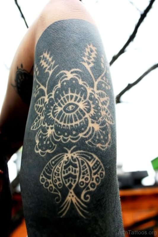 Tremendous Black Tattoo Design 