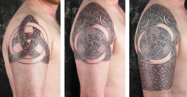 Trendy Celtic Tattoo On Arm 