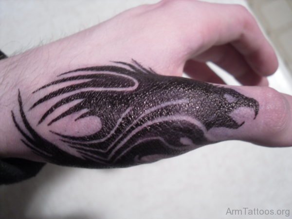 Tribal Dragon Tattoo 