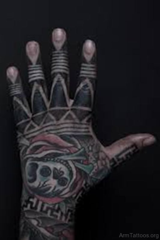 Tribal Hand Tattoo Image