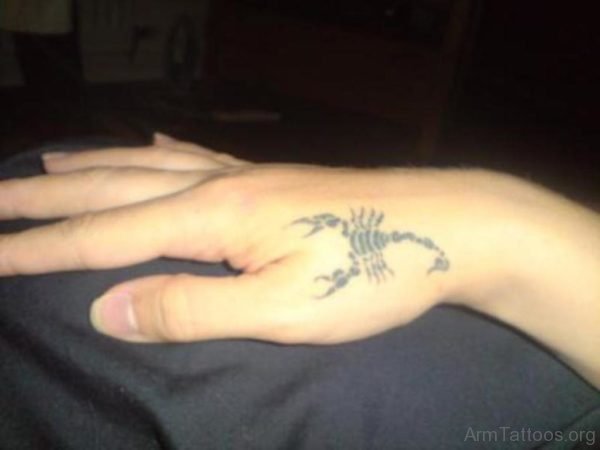 Tribal Scorpion Tattoo 