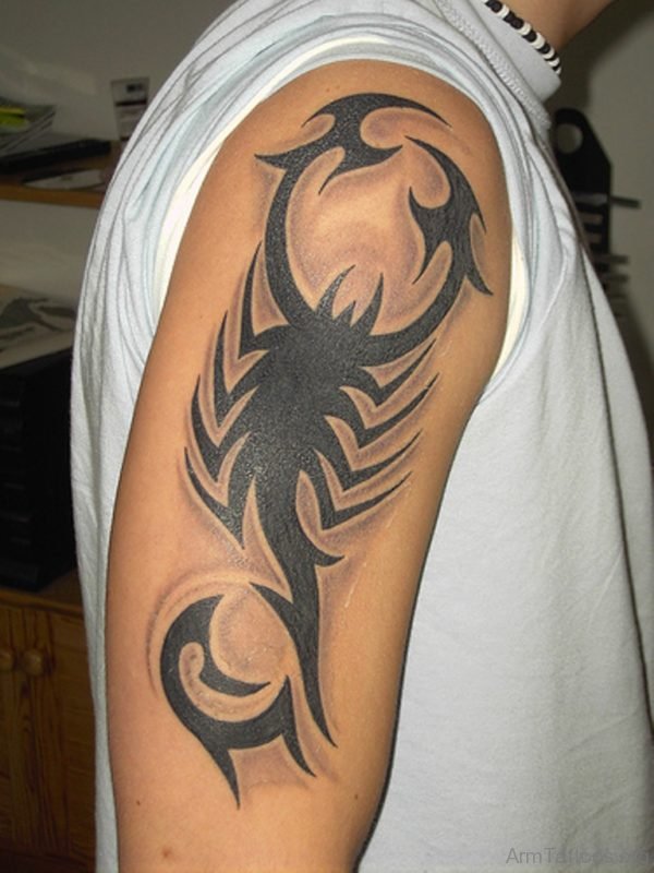 Tribal Scorpion Tattoo Design