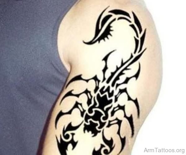 Tribal Scorpion Tattoo