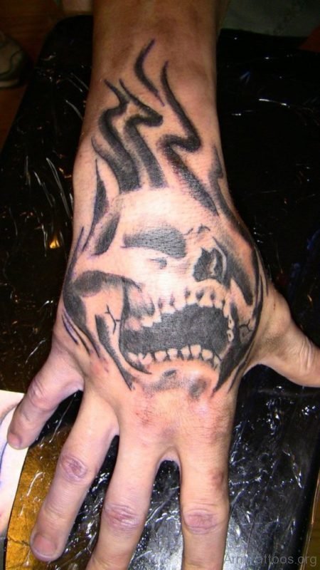 Tribal Skull Tattoo