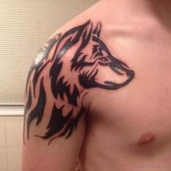 Tribal Wolf Tattoo