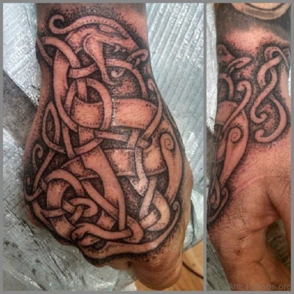 Ultimate Celtic Tattoo On Hand