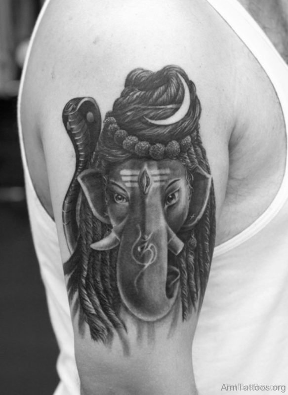 Unique Ganesha Tattoo