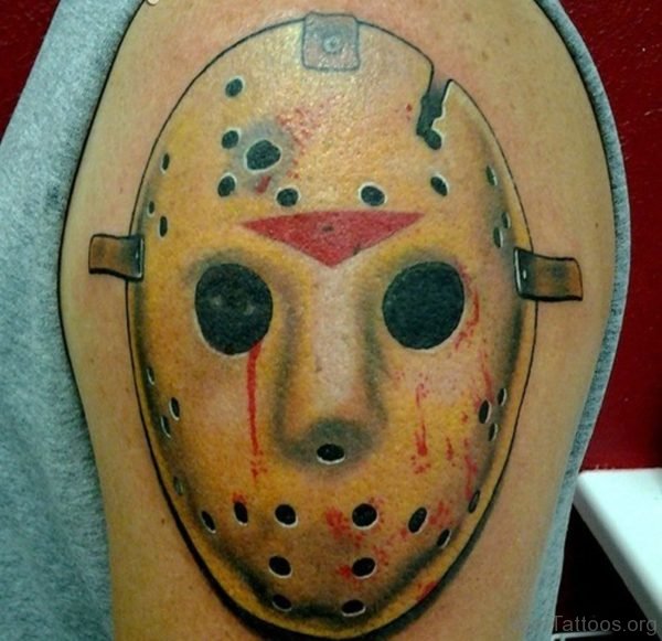 Unique Mask Tattoo