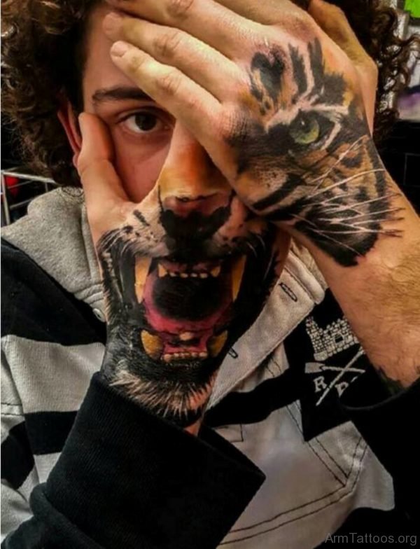 Unique Tiger Tattoo 