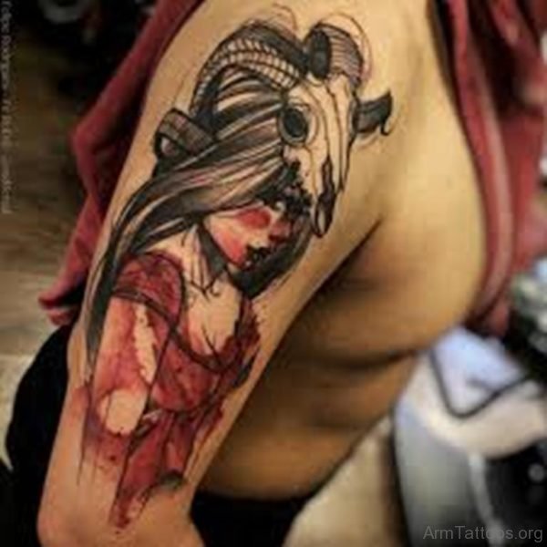 Unique Warrior Tattoo