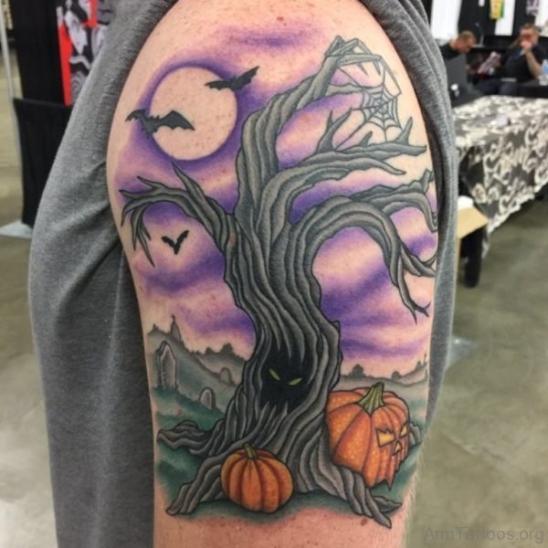 Vintage Tree Tattoo