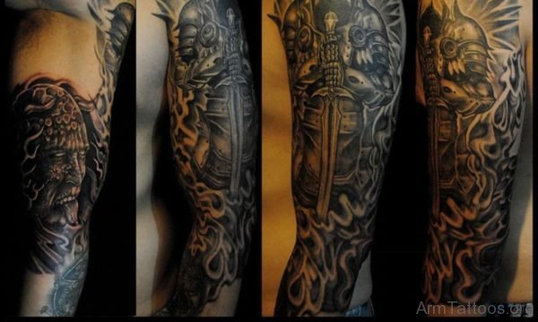 Warrior Angel Tattoo 