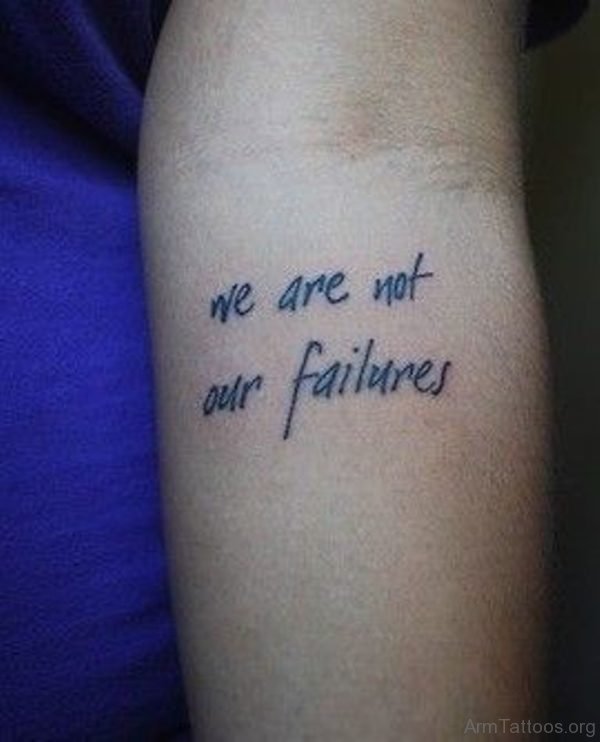 We Are Not Failures