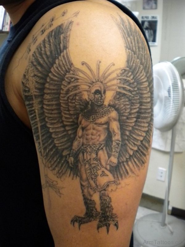 Winged Warrior Tattoo