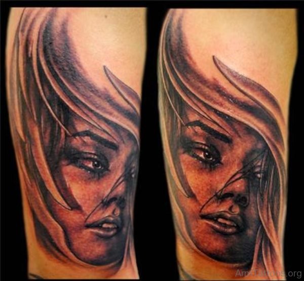 Woman Portrait Tattoo 