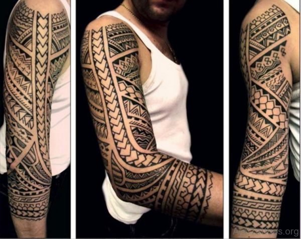Wonderful Black Tattoo Design 