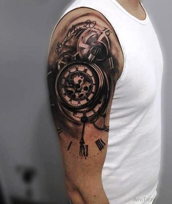 Wonderful Clock Tattoo 