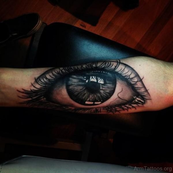 Wonderful Eye Tattoo On Arm 