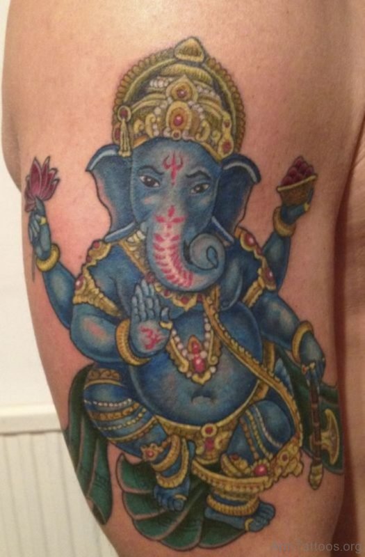 Wonderful Ganesha Tattoo