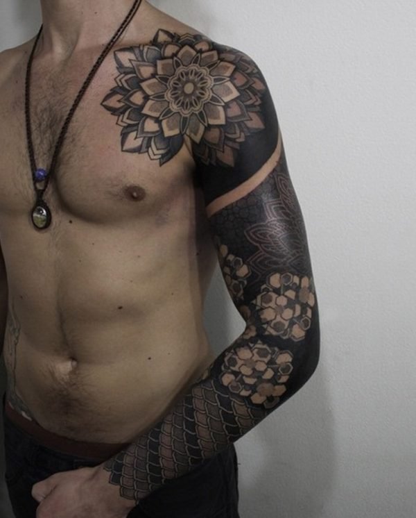 Wonderful Mandala Tattoo On Arm 
