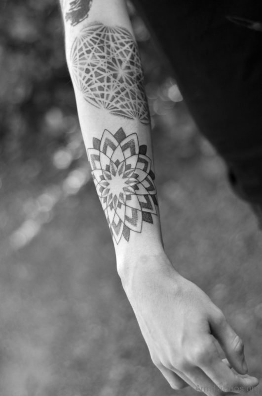 Wonderful Mandala Tattoo On Arm
