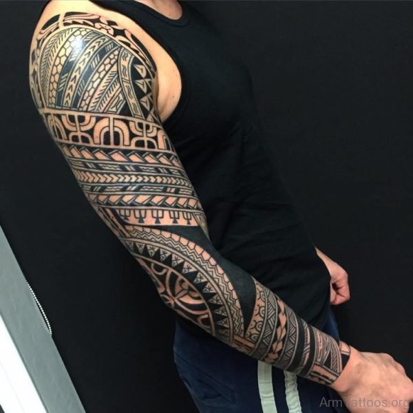 Wonderful Tribal Tattoo Design 