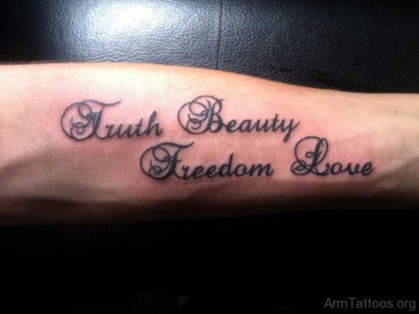 Wording Tattoo 