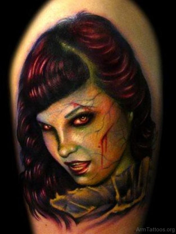 Zombie Girl Tattoo