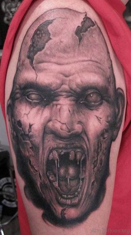 Zombie Tattoo Design Image