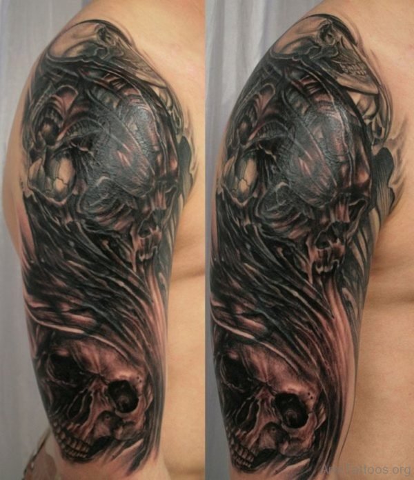 Zombie Tattoo Design Picture