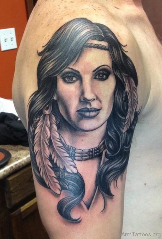 Woman Portrait Tattoo