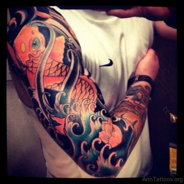 Koi Fish Tattoo Design