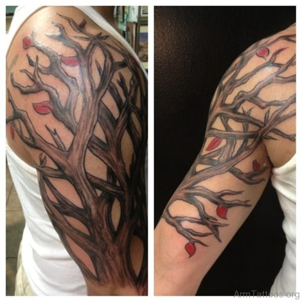 Forest Tree Tattoo