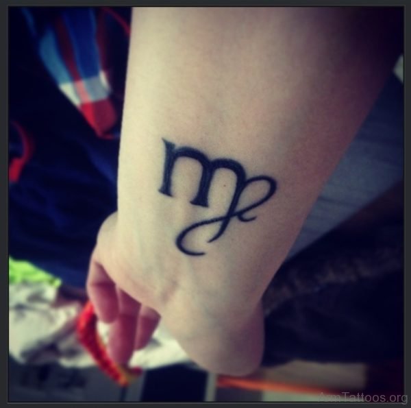 Stunning Virgo Tattoo On Wrist